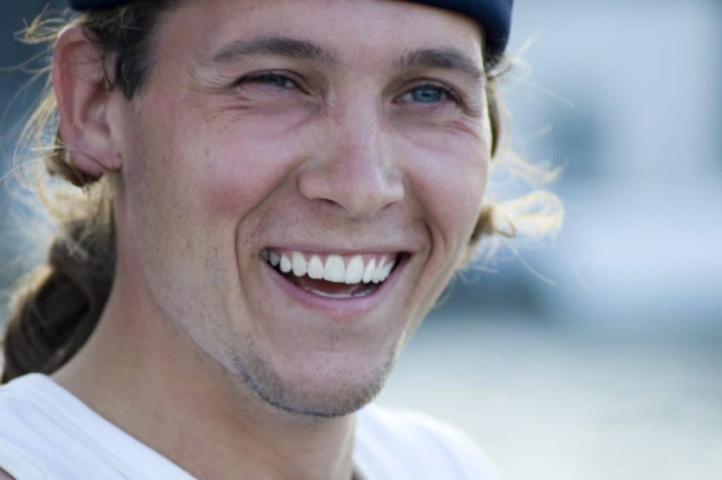 man smiling